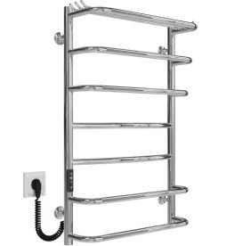 Электрический полотенцесушитель Deffi Юность П7 400х800 левое подключение JD03 хром C.YU.80.40.7.E.C.L.1