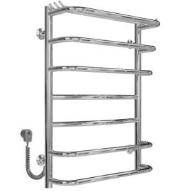 Електрична сушарка для рушників Deffi Юність П7 500х700 ліве підключення хром C.YU.70.50.7.E.C.L.5