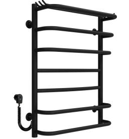 Электрический полотенцесушитель Deffi Юность П7 500х700 левое подключение черный C.YU.70.50.7.E.B.L.5