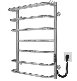 Электрический полотенцесушитель Deffi Юность П7 500х700 правое подключение JD03 хром C.YU.70.50.7.E.C.R.1