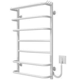 Электрический полотенцесушитель Deffi Юность П7 500х800 правое подключение WD03 белый C.YU.80.50.7.E.W.R.3