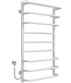 Электрический полотенцесушитель Deffi Юность П9 500х900 левое подключение белый C.YU.90.50.9.E.W.L.5