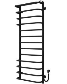 Електрична сушарка для рушників Deffi Юність П13 500х1300 праве підключення чорний C.YU.130.50.13.E.B.R.5