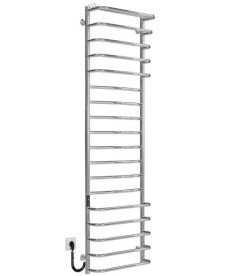 Електрична сушарка для рушників Deffi Юність П18 500х1800 ліве підключення JD03 хром C.YU.180.50.18.E.C.L.1