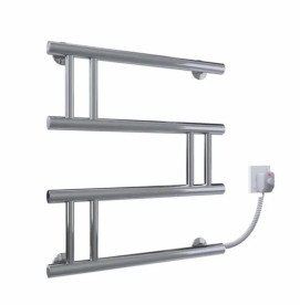 Электрический полотенцесушитель Deffi Змейка Люкс 500х500 правое подключение хром C.ZL.50.50.E.C.R.5