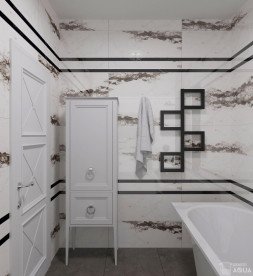 Электрический полотенцесушитель Genesis-Aqua Fito 80х53 см черный GA-4604