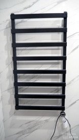 Електрична рушникосушка Genesis-Aqua Basis 100x53 см чорний GA-10005