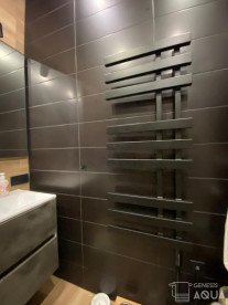 Електрична рушникосушка Genesis-Aqua Magnum 120x53 см чорний GA-1306