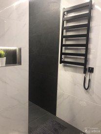 Электрический полотенцесушитель Genesis-Aqua Nova 80x53 см черный GA-2304