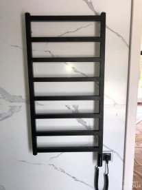 Електрична рушникосушка Genesis-Aqua Bud 120x53 см чорний GA-30006