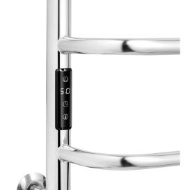 Электрический полотенцесушитель Kroner KRP Stil STL-EL80x50-7 55х80 см нержавеющая сталь CV036344