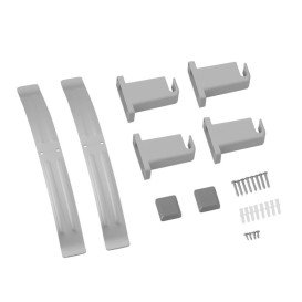 Електрична сушка для рушників Kroner KRP Hitze-Stil ALM8653-8T 53,2х90,7 см алюміній сірий CV035344