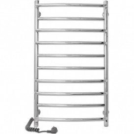 Электрический полотенцесушитель Laris Евромикс П10 500x900 Э сенсор S3 подключение слева хром 73207684