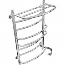 Електрична сушарка для рушників Laris Євромікс П8 500x800 Е з полицею сенсор S3 підключення праворуч хром 73207693