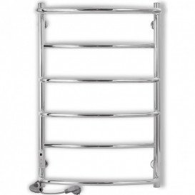 Электрический полотенцесушитель Laris Еврофлеш П6 500x800 Э с полкой подключение слева хром 73207610