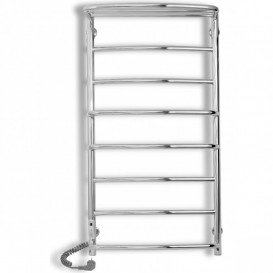 Електрична сушарка для рушників Laris Єврофлеш П8 500x1000 Е з полицею підключення зліва хром 73207612