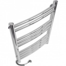 Електрична сушарка для рушників Laris Класік Преміум П9 500x800 Е підключення зліва хром 73207662