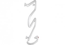 Електричний полотенцесушитель Laris Зебра Змійовик 25 ЧК3 Е 500x500 мм лівий 75201019