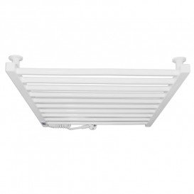 Електричний полотенцесушитель Laris ЗЕБРА АЛЬФА ЧК10 500х900 Е (підключення зліва) білий 77700065