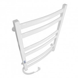 Электрический полотенцесушитель Laris ЗЕБРА АТЛАНТ ЧК6 500Х700 Э (подключение слева) белый 77700096