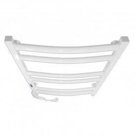 Электрический полотенцесушитель Laris ЗЕБРА АТЛАНТ ЧК6 500Х700 Э (подключение слева) белый 77700096