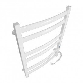 Электрический полотенцесушитель Laris ЗЕБРА АТЛАНТ ЧК6 500Х700 Э (подключение справа) белый 77700097