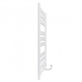Електричний полотенцесушитель Laris ЗЕБРА ГЕФЕСТ ПРЕМІУМ ЧК10 500х1200 Е (підключення праворуч) білий 75201080
