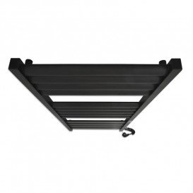 Электрический полотенцесушитель Laris ЗЕБРА ЛАВИНА ЧКЧ13 500Х1200 Э (подключение справа) черный 75201094