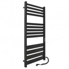Электрический полотенцесушитель Laris ЗЕБРА ЛАВИНА ЧКЧ13 500Х1200 Э (подключение справа) черный 75201094