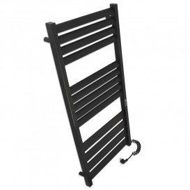 Электрический полотенцесушитель Laris ЗЕБРА ЛАВИНА ЧКЧ13 500Х1200 Э (подключение справа) черный 75201094