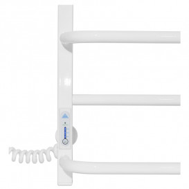 Електричний полотенцесушитель Laris ЗЕБРА ПРАКТИК ЧК6 1000 х 600 Е (підключення зліва) білий 77700082