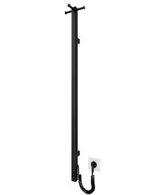 Электрический полотенцесушитель Mario Рей Кубо-І 1100x30/130 TR черный мат 4820258982943