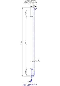 Электрический полотенцесушитель Mario Рей Кубо-І 1100x30/130 TR черный мат 4820258982943