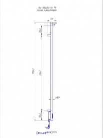 Электрический полотенцесушитель Mario Рей-І TR 1100х30/130 c таймер-регулятором 4820111355730