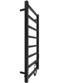 Електрична рушникосушарка Mario Токіо-I 800x400/80 TR К чорний мат 4820258980741