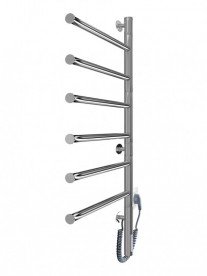 Электрический полотенцесушитель Mario Веер-I TR 800х445/55 поворотный 4820111355617