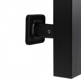 Електрична сушка для рушників NAVIN Ellipse 500х1000 Sensor підключення зліва таймер чорний муар12-245153-5010