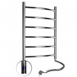 Электрический полотенцесушитель Navin Камелия 480х600 правый сенсор с таймером нержавеющая сталь хром 10-007033-4860