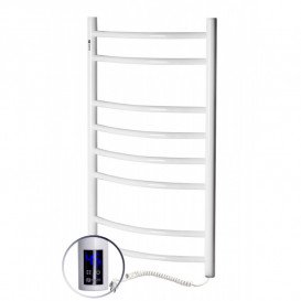 Рушникосушарка електрична Navin Камелія 480х800 права сенсор із таймером пофарбована сталь білий 12-007033-4880