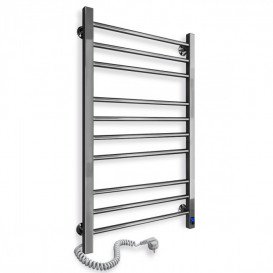 Электрический полотенцесушитель NAVIN Класcик Квадро 500х1000 Sensor подключение слева таймер хром 10-016153-5010