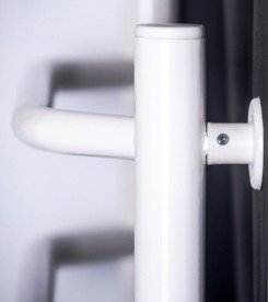 Электрический полотенцесушитель Navin Камелия правый 360х800 углеродистая сталь белый 12-007030-3680