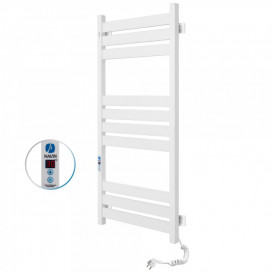 Рушникосушарка електрична NAVIN Largo 500х1000 Digital права пофарбована сталь білий оксамит 12-844052-5010