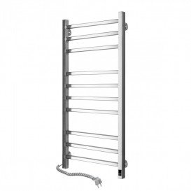 Электрический полотенцесушитель NAVIN Loft 500х1000 Sensor подключение слева таймер хром 10-043153-5010