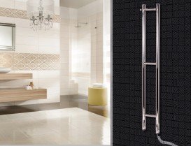 Електричний полотенцесушитель Navin Силует 160x1000 правий 10-017020-0110