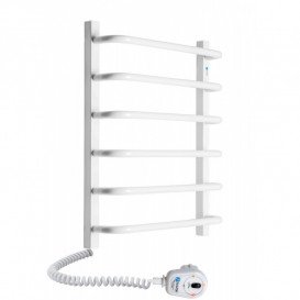 Електричний полотенцесушитель Navin Симфонія Квадро 480х600 мм лівий з терморегулятором 12-009151-4860