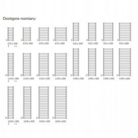 Електрична сушарка для рушників Terma Vivo One 500х910 праве підключення чорний WWVON091050K9M5E8P