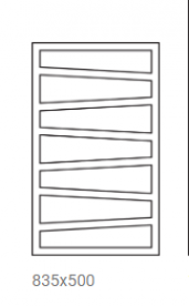 Електрична рушникосушка Terma ZigZag 830х500 мм сталь білий WLZIG083050/9016/ONE