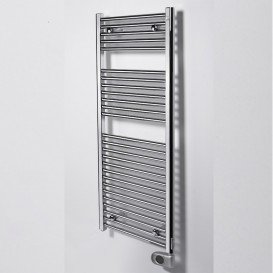 Электрический полотенцесушитель Zehnder Aura 300W с программируемым тэном хром PBECZ-120-50-MQ-HID