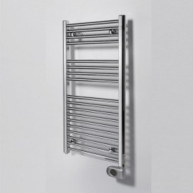 Электрический полотенцесушитель Zehnder Aura 200W с программируемым тэном хром PBECZ-090-50-MQ-SC