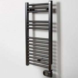 лектричний полотенцесушитель Zehnder Aura 786х400 мм 300 Вт чорний PBEBZ-080-40-MQ